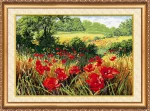 Набір для вишивки хрестиком "Макове поле" 
