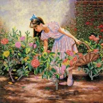 Схема під вишивку бісером "Букет для мами" 