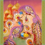 Схема під вишивку бісером "Великодній сюжет-3" 