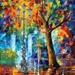 Схема під вишивку бісером "Вечірній бульвар" 