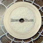 Стрічка атласна світло-бежева