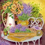 Схема під вишивку бісером "Колір лаванди" 