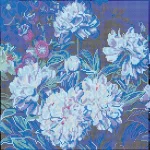 Схема під вишивку бісером "Місячні півонії" 