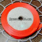 Стрічка атласна яскраво-коралова