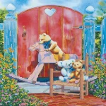 Схема під вишивку бісером "Спогади дитинства" 