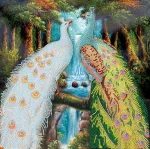 Схема під вишивку бісером "Суперники" 