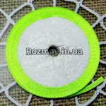 Стрічка атласна дуже яскраво-зелена