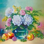 Схема під вишивку бісером "Яблука та виноград" 