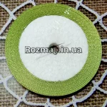 Стрічка атласна оливкова