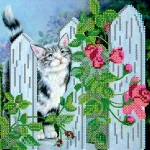 Схема під вишивку бісером "Березневий кіт" 