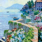 Схема під вишивку бісером "Вид на море" 