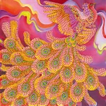 Схема під вишивку бісером "Вогняний птах" 