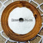 Стрічка атласна коричнева