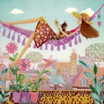 Схема під вишивку бісером "З видом на дахи" 