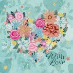 Схема під вишивку бісером "Закоханість" 