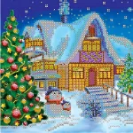 Схема під вишивку бісером "Зимова казка" 