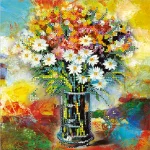 Схема під вишивку бісером "Квітковий коктейль" 