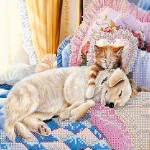 Схема під вишивку бісером "Ніжні обійми" 