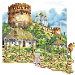 Схема під вишивку бісером "Народні мотиви" 