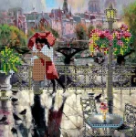 Схема під вишивку бісером "Обійми Парижа" 