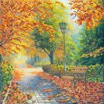 Схема під вишивку бісером "Прозора осінь" 