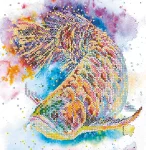 Схема під вишивку бісером "Рибка удачі" 