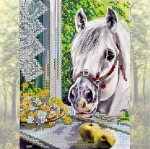 Схема під вишивку бісером "Частування" 