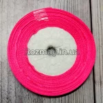 Стрічка атласна дуже яскраво-рожева 