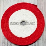 Стрічка атласна червона