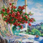 Набір для вишивки бісером "Море за вікном" 