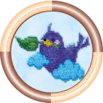 Набір для вишивки бісером "Пташка" 