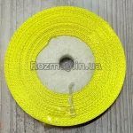 Стрічка атласна яскраво-жовта