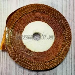 Стрічка атласна коричнева