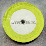 Стрічка атласна світло-жовта