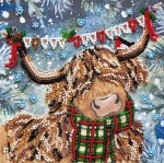 Набір для вишивки бісером "Різдв'яний бичок" 