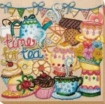 Набір для вишивки бісером "Шалене чаювання" 