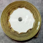 Стрічка атласна бежева