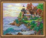 Набір для вишивки бісером "Будиночок біля моря" 