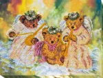 Набір для вишивки бісером "Ведмежата-янголята" 