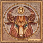 Набір для вишивки бісером "Тілець" 