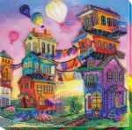 Набір для вишивки бісером "Під кольоровими небесами" 