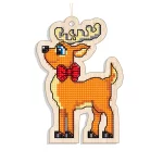 Новорічна іграшка підвіс на ялинку – Гордий олень FNGi-027