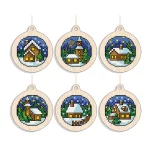 Новорічна іграшка підвіс на ялинку – Зимовий затишок FNGi-046