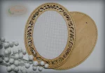 Рамка овальна з натягнутою канвою 18*23/17*12 ТМ Embroidery Craft ROd-004