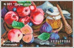 Набір для вишивки нитками "Дари літа" №001