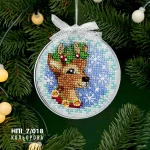 Набір пластикова іграшка НПІ_7/018 “Різдвяне оленятко”