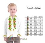 Сорочка дитяча для хлопчика СДХ-062