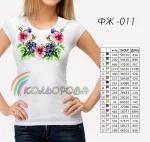 Футболка жіноча для вишивки ФЖ-11