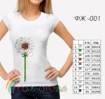 Футболка жіноча для вишивки ФЖ-1
