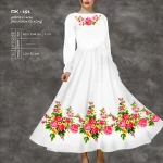 Плаття жіноче з рукавами ПЖ-191 (довге, кльош)